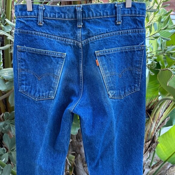 Vintage 1980s Levi’s 646 Orange Tab Jeans Talon 42 Zipper 34x30 - Picture 7 of 8